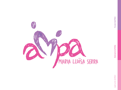 [Logo Design] AMPA by Maria Lluïsa Serra branding design illustration logo