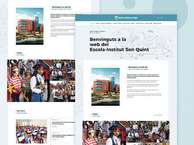 [Mockup - Website Concept] CEIP Son Quint Landing