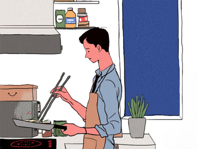 Cook cook design 产品 插画 生活 线条