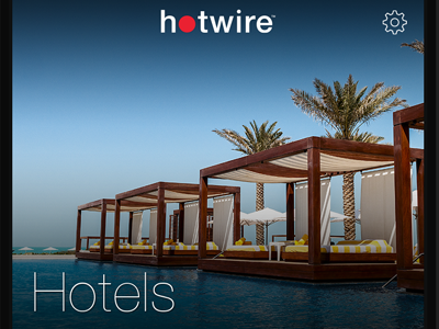 Hotwire homescreen hotels hotwire