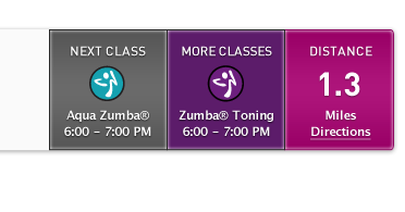 Class Detail Search Results aqua class directions distance grey pink purple results search search results shadow ui zumba