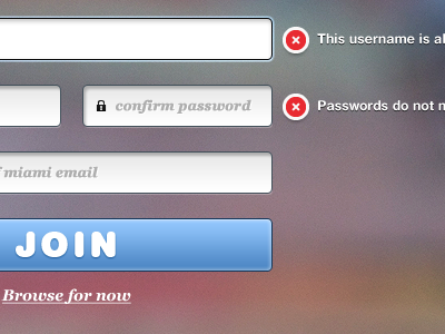 Join Button #2 blue blurry button error message fields georgia helvetica helvetica rounded icons rounded