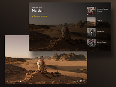 Video Player martian play player video player