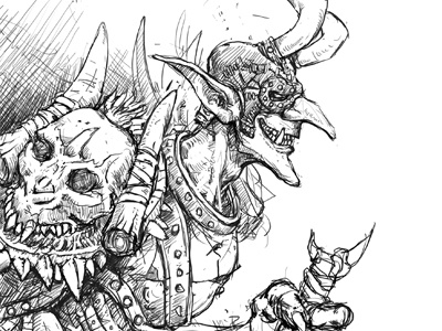 Troll cg digital art fantasy illustration sketch