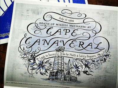 Cape Canaveral Lettering