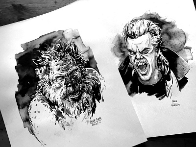 Inktober Original Inks for Sale