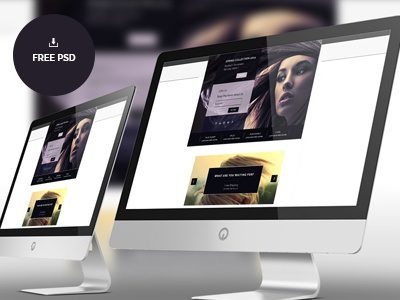 Freebie web page free psd freebie web web design