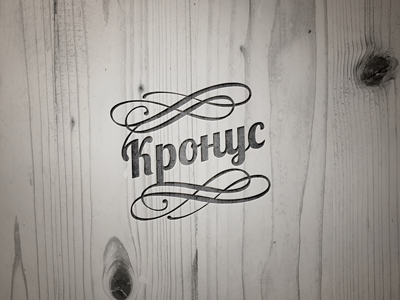 Kpohyc calligraphic custom lettering logo typography