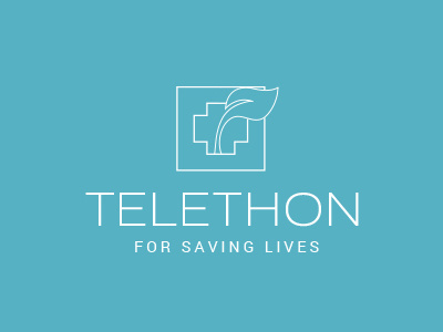 Telethon hope life logo medical nature tree