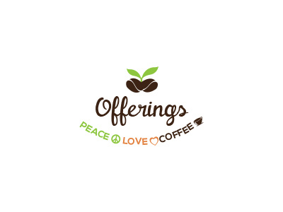 Offerings coffee coffee shop logo nature