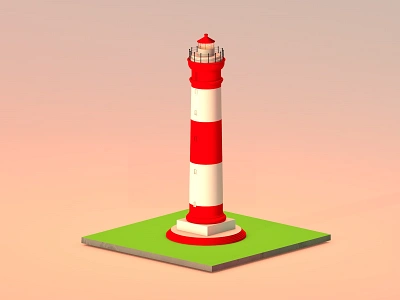 Alleppey Lighthouse 3d art 3d artist 3d modelling architecture cinema 4d daily life design designer happy kerala keralatourism landmarks lighthouse modeling