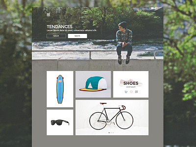 Tendances bigphoto clean clothing flat grid minimal photo