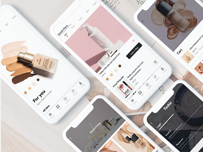 Fashio - Cosmetic App for Women World branding cosmetic design fashion app interaction design logo mobile app product design ui ux uxdesign