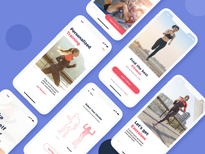 Fitness App design activity tracker adobe xd challenge clean interface clean ui concept design daily ui exercise planner exercises fitness gym app healthy lifestyle heart rate mobile mobile app social activity platform sport app ui ux visual workout