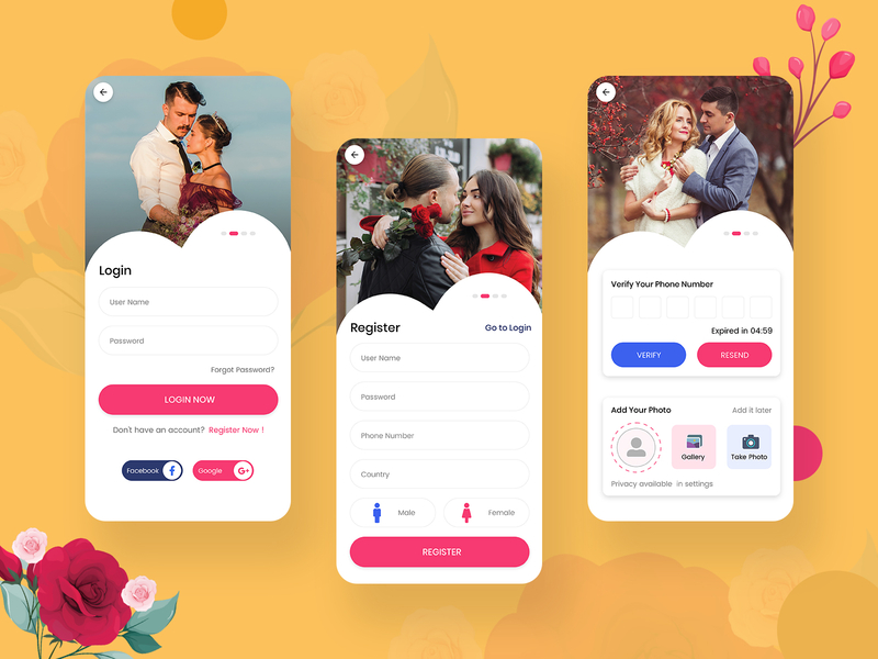 Matrimony App Design adobe xd app design application design challenge daily ui design concept illustration login ui marriage matrimonial matrimony app matrimony app design minimalist mobile ui product design sign in trend 2020 uiux design vectors visualization