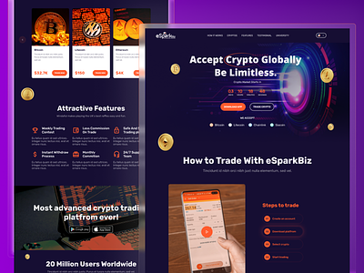 Cryptocurrency Trading Website