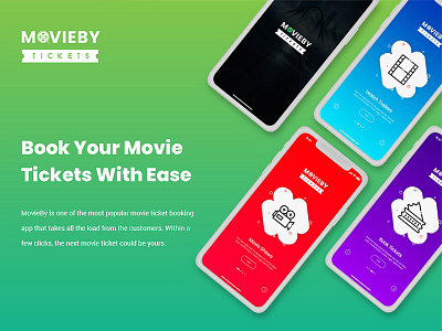 Movie Ticket Mobile App UI UX