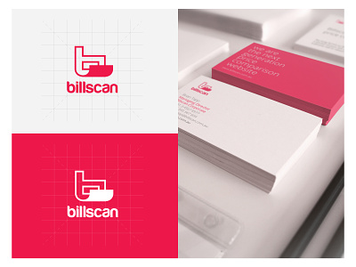 Billscan Visual Identity brand branding character clean design icon identity lettering logo minimal mobile type typography ui