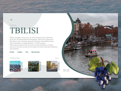 TBILISI 1000 ancient city country cultures dribbble georgia of visit web webdesign