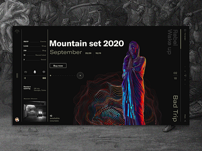 MSR 2020 bad bassiani book dailyui dribbble electronic electronic music festival georgia interface khidi mountain mountain set online tbilisi trip ui uiux web