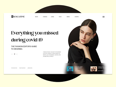 Rmagazine black blackandwhite covid 19 covid19 dailyui dribbble fashion georgia magazine minimal pandemia pandemic revss tbilisi ui uidesign uiux ux web white