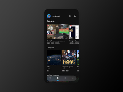 Wizard community app competitive dark mode designcast dribbble e sport gaming georgia influencers mobile app mobile app design product design startup streaming streaming app tbilisi ui ux ux writing wizard