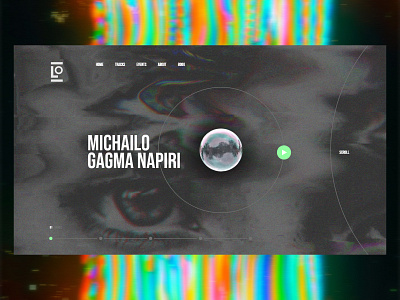 Michailo website concept electronic electronic music michailo