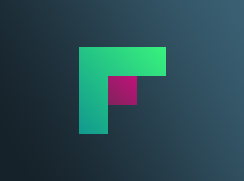 F Logo by giorgi japaridze on Dribbble