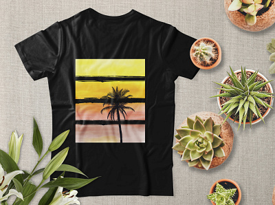 Sunrise T-shirt Design grunge grungy sublimation sunrise sunset t shirt watercolor