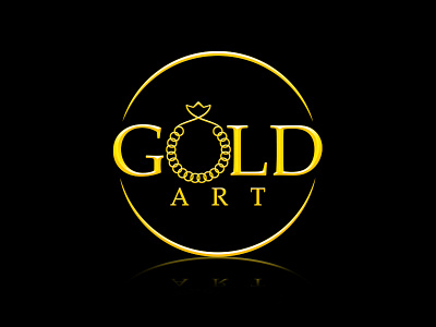 Gold Art Logo Design brand logo logo logo design vector