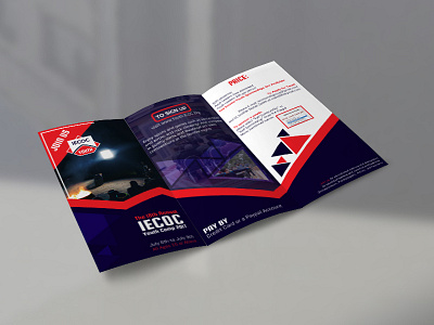 Tri Fold Brochure Design For IECOC Youth Camp a4 a4 brochure branding brochure brochure design brochure template brochure tri fold