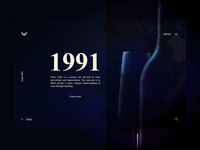 Wine webdesign