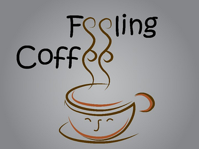 Simple Logo | 004 cappuccino coffee design espresso feel feeling flat design flat logo glass happy hot illustrator kopi late logo