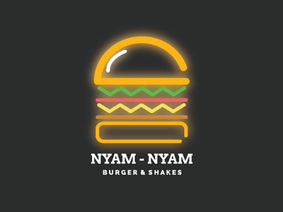 Simple logo | 005 burger burger logo fast food flat logo food illustrator logo meat simple logo street food vegetables