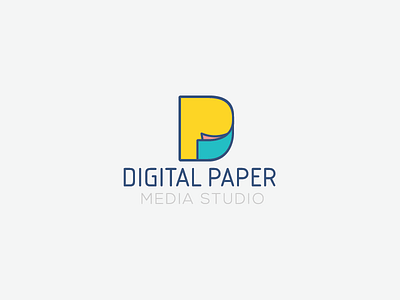 Digital Paper bransense color digital identity logo media paper studio trend typography