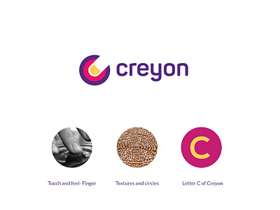Creyon Touch c colour digital finger letter print texture touch