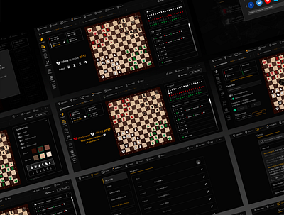 Chess Game Web Application design game art game design uxdesign