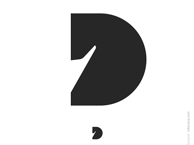 Logo: Horse + D Letter design horse logo knight logo logo logo design logotype