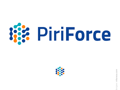 Logo: Piri Force branding data design logo logo design logotype personal data vector