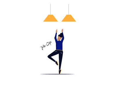 No-Face Illustration- Ballet branding design illustration ux