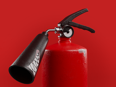 Angry fire extinguisher