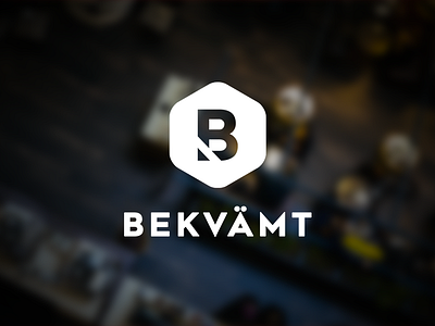 Bekvamt logotype clean design company logo logotype restaurant simple website