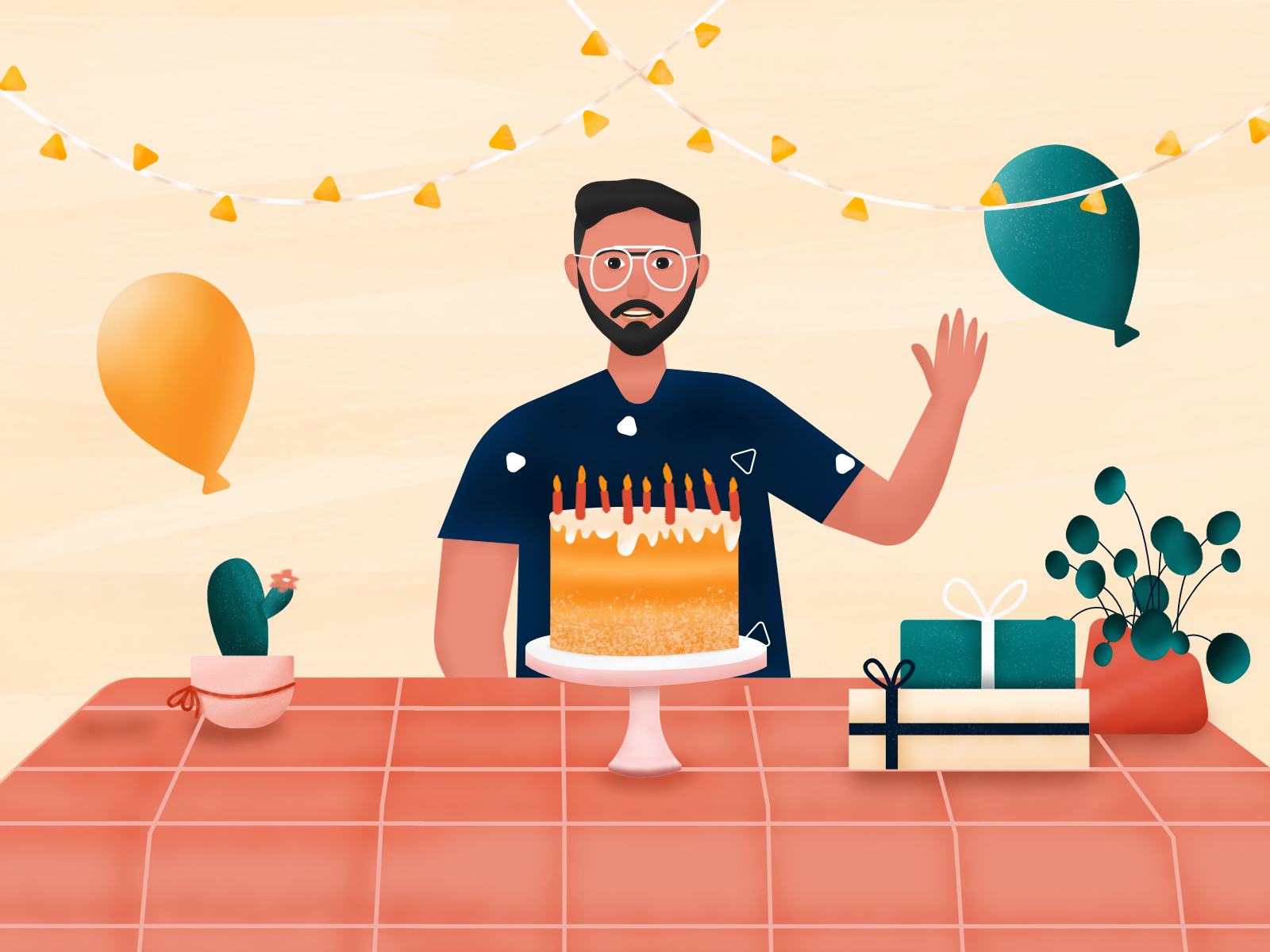 Happy Birthday by Ritika Barua on Dribbble