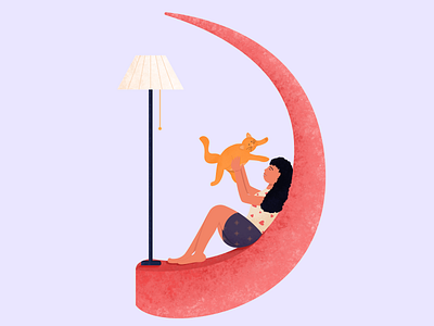 Letter D for 36 Days of Type 36daysoftype 36daysoftype08 alphabet cat character flat design girl illustration letter d lettering simple type typography vector