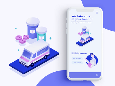 Illustration for Healthcare App