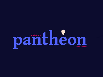 Panteon Logotype brand identity branding colors design designer logo vector