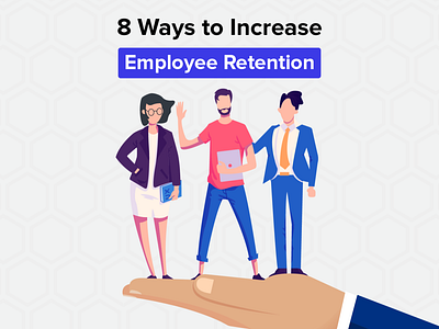 Employee Retention employees illustration retention typography ux