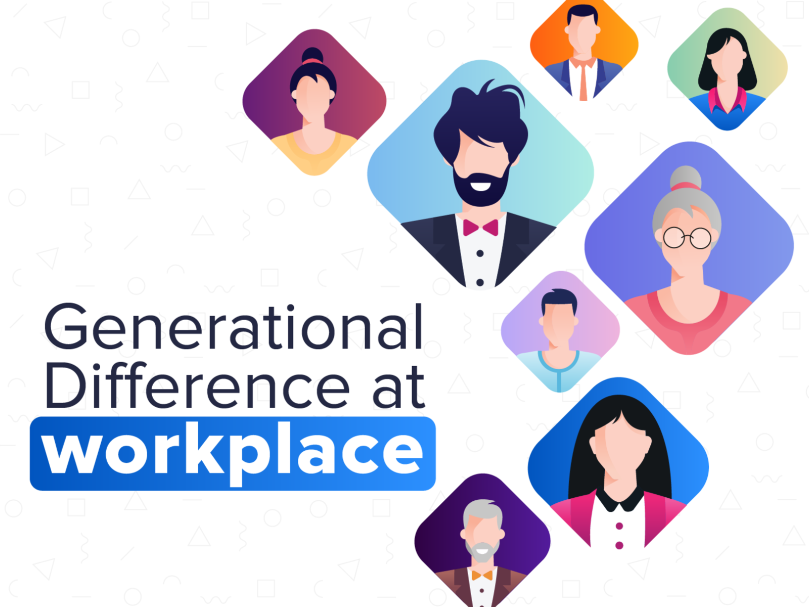 Generational difference at workplace by Sathya Sathaiah on Dribbble