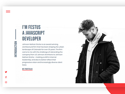 Festuss portfolio portfolio typography ui website design