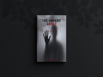 The Hungry Ghost black and white book book cover minimal mockup typography